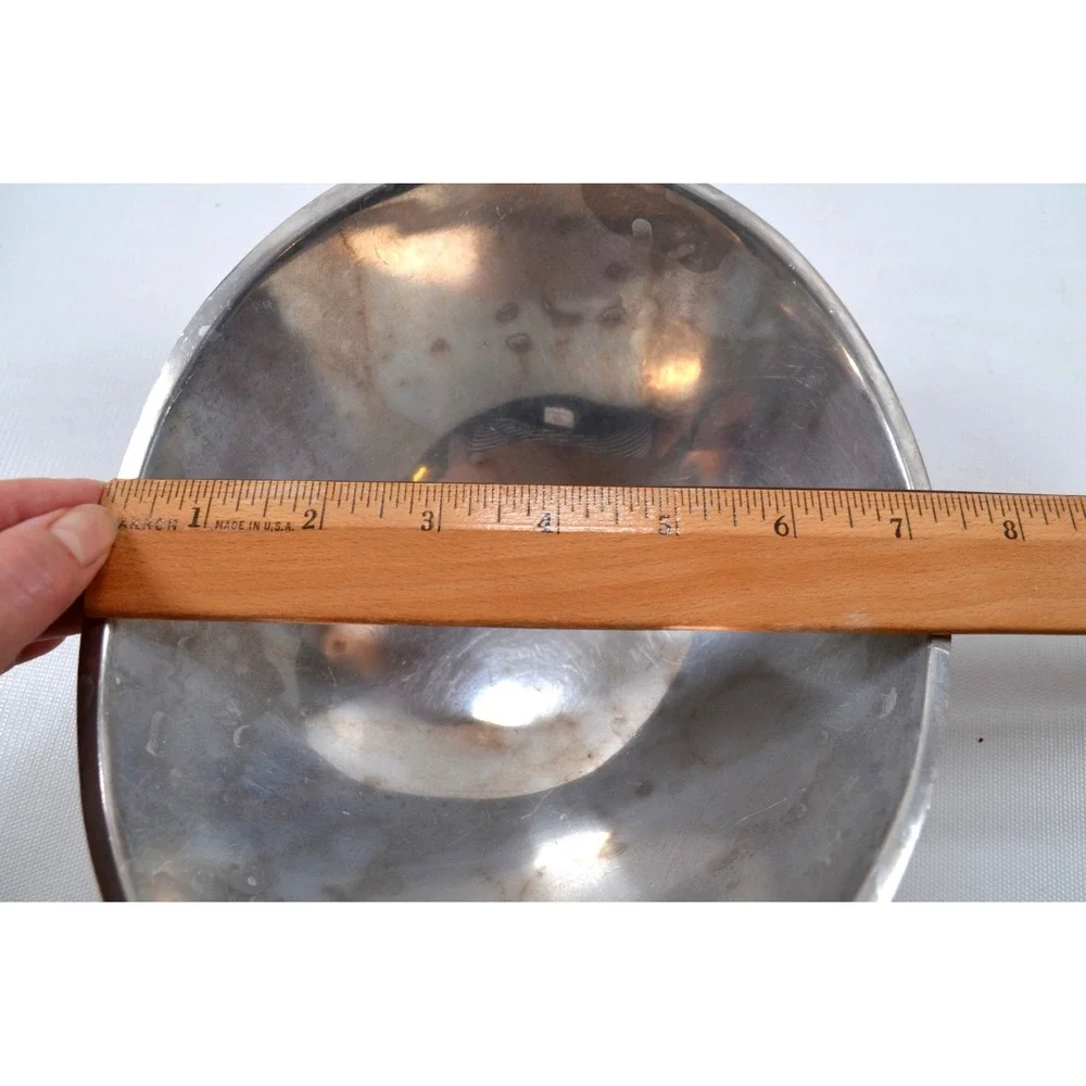 Vintage 1967 NAMBE #569 Metal Alloy Bowl, Richard Thomas 8.5 in Wide